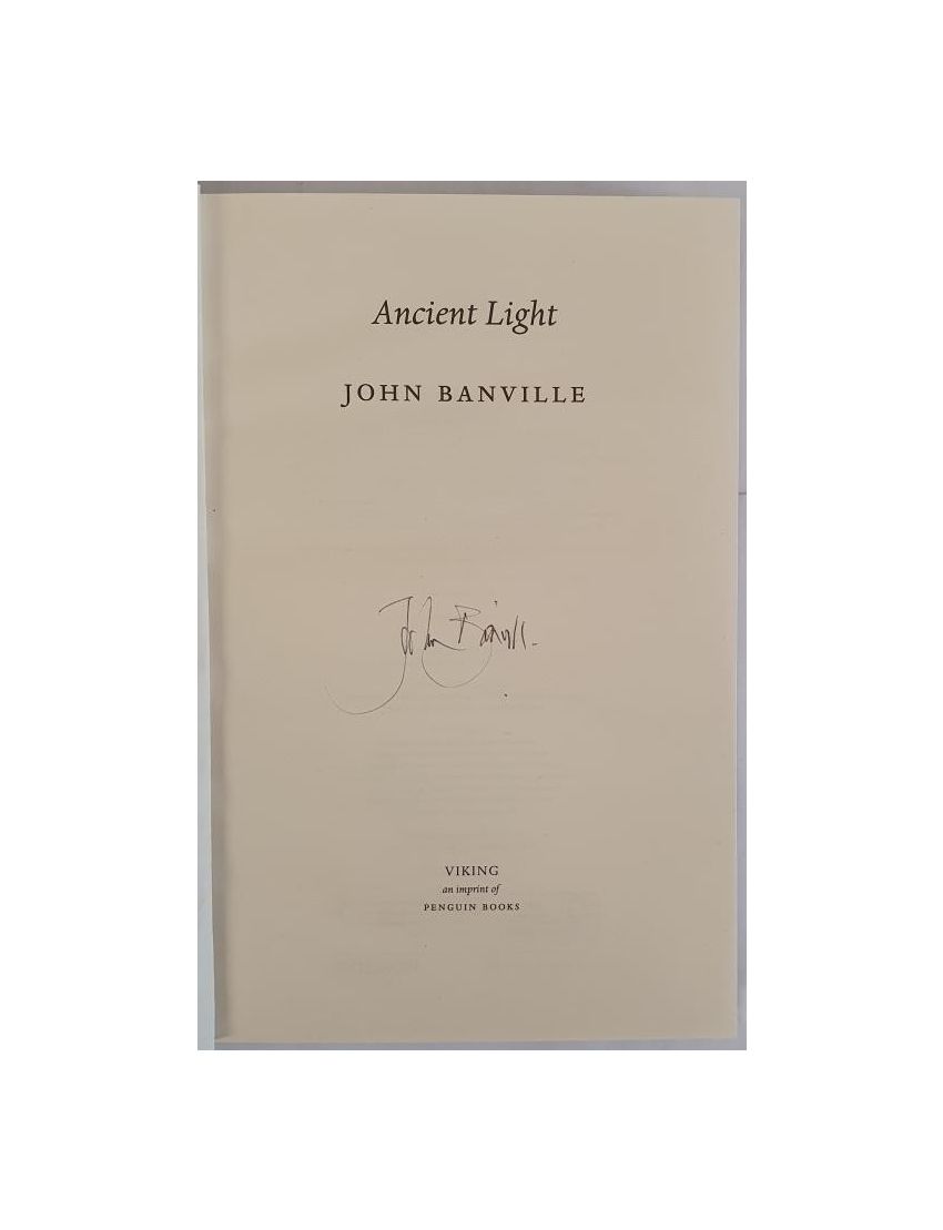 Ancient Light- John Banville, Signed First Edition