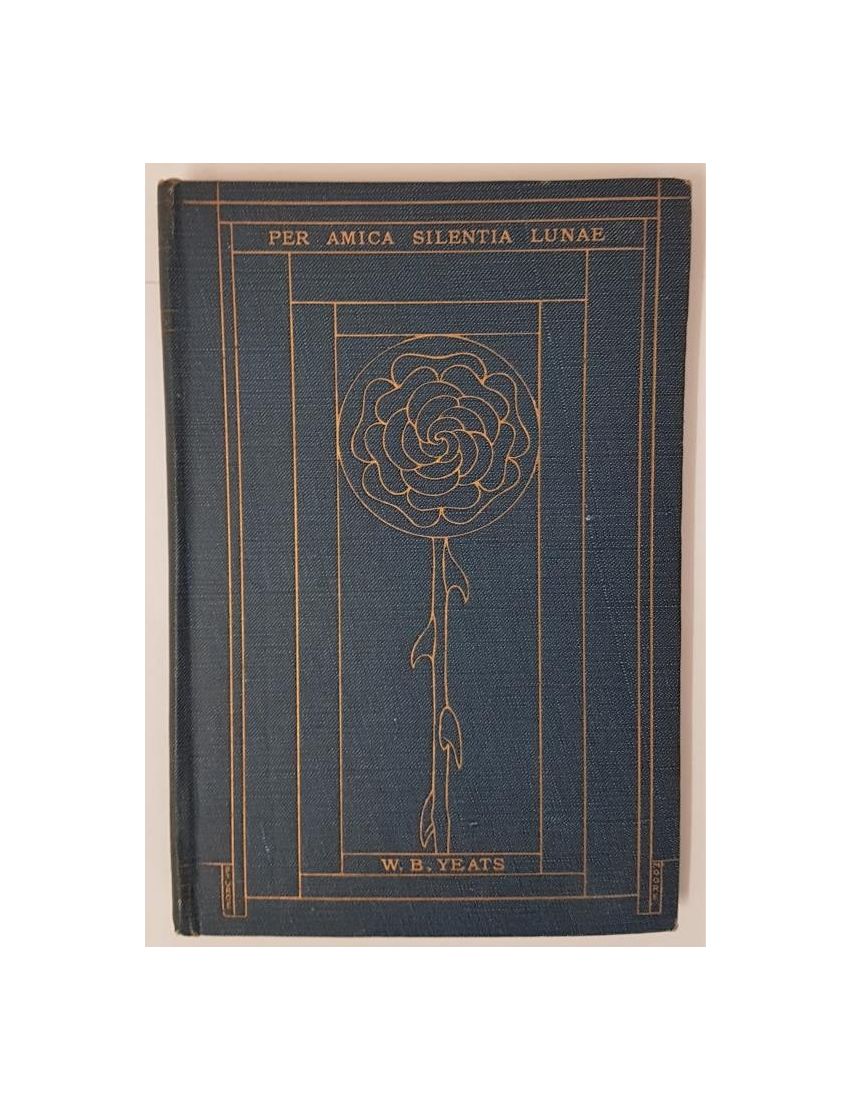 W.B. Yeats, First edition- Per Amica Silentia Lunae by W B Yeats published McMillan London 1918, 1st edition with gilt design on front cover.