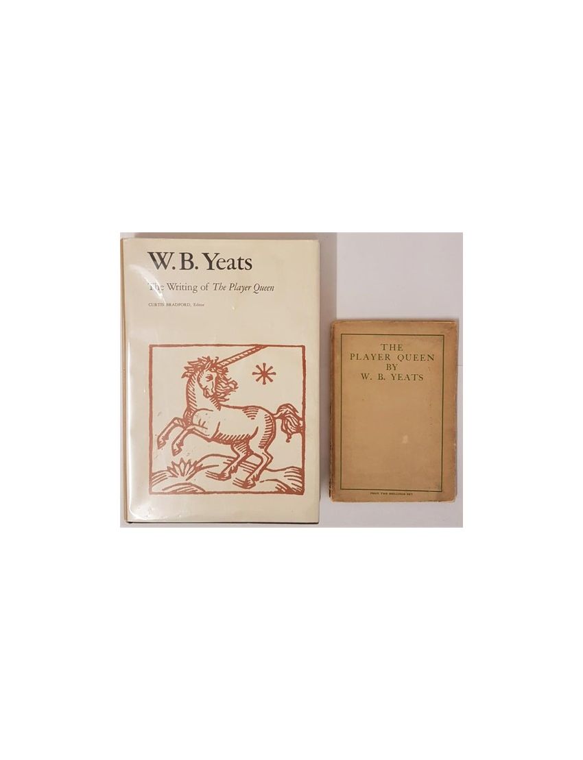 W B Yeats, First Edition- The Player Queen published by McMillan London 1922 (scarce). 2 books